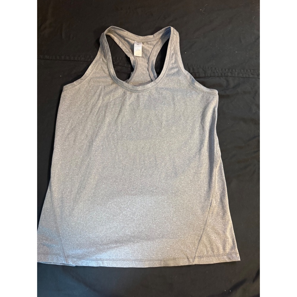 Yogalicious Womens XS Heather Gray Racerback Athletic Yoga Tank Top RN 144527